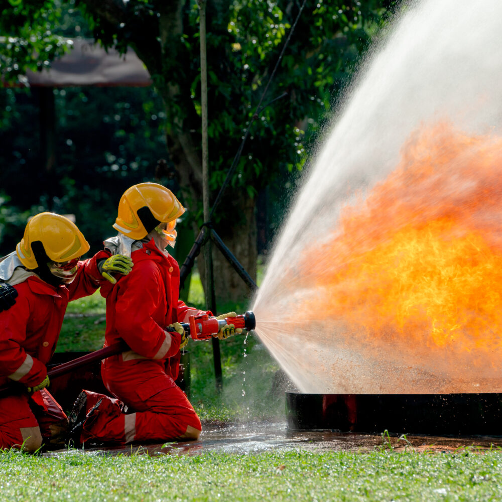 Perform basic fire fighting